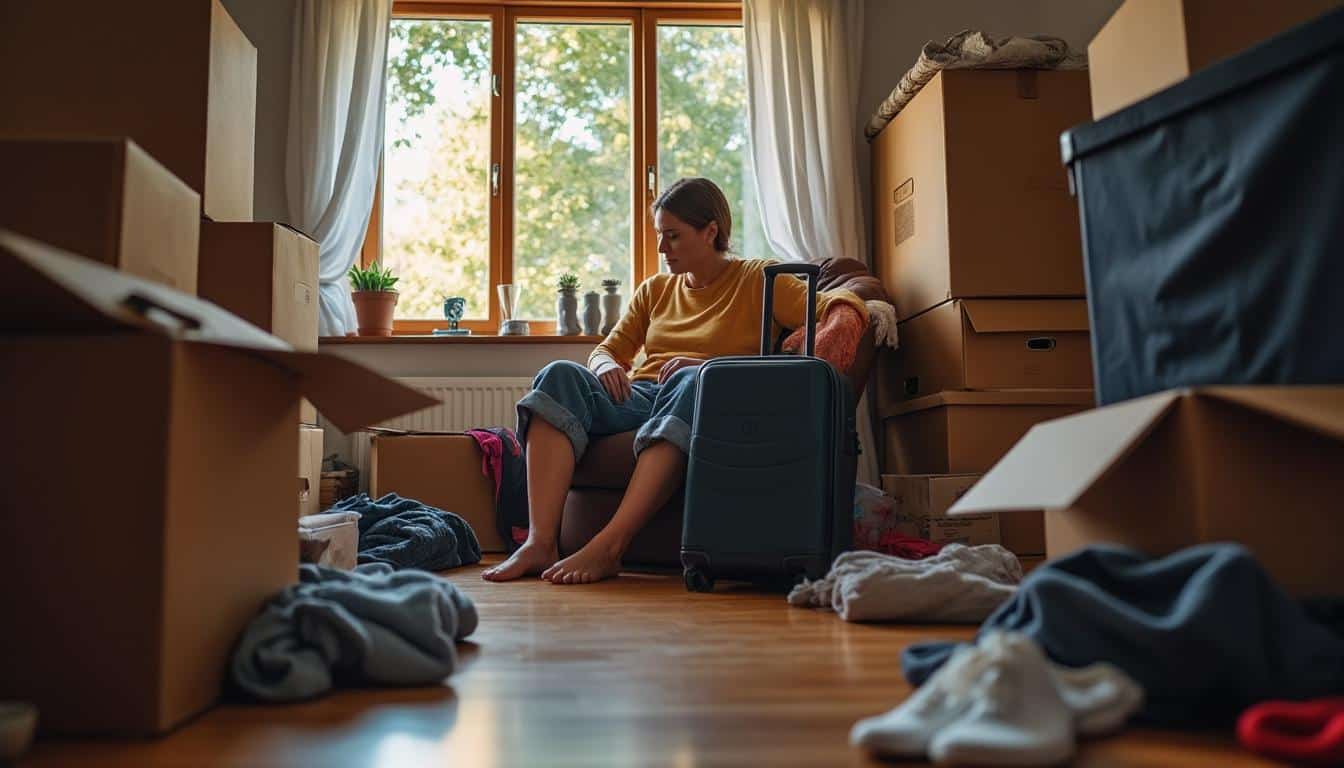 Illustration: Comprendre la signification globale du rêve de déménager