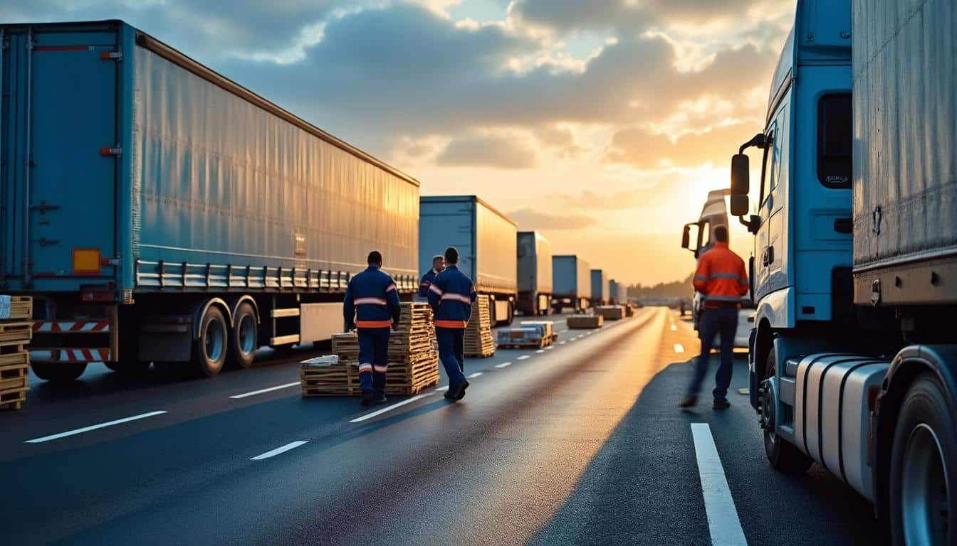 Illustration: Comprendre les fondamentaux du transport de marchandises par route