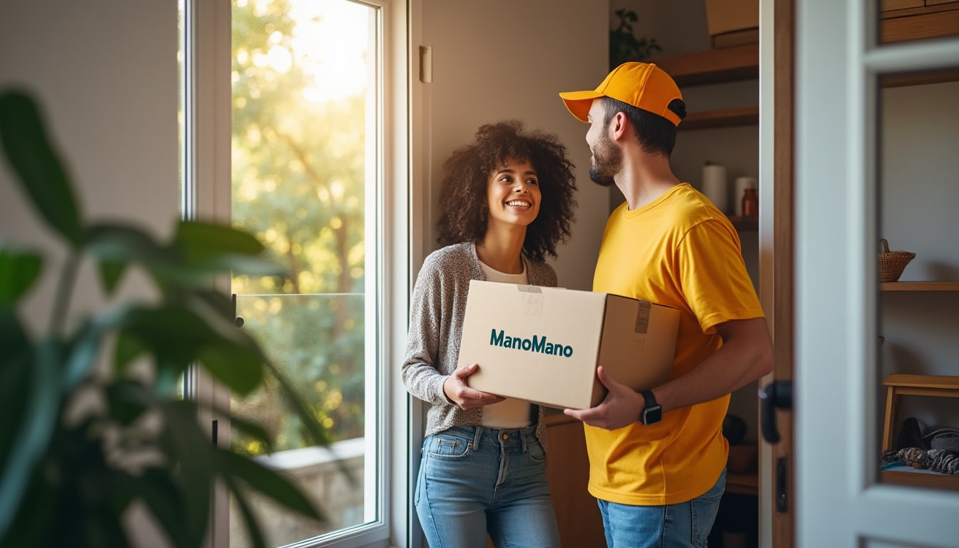 Illustration: Comment fonctionne la livraison sur la plateforme ManoMano : modes, zones et coûts