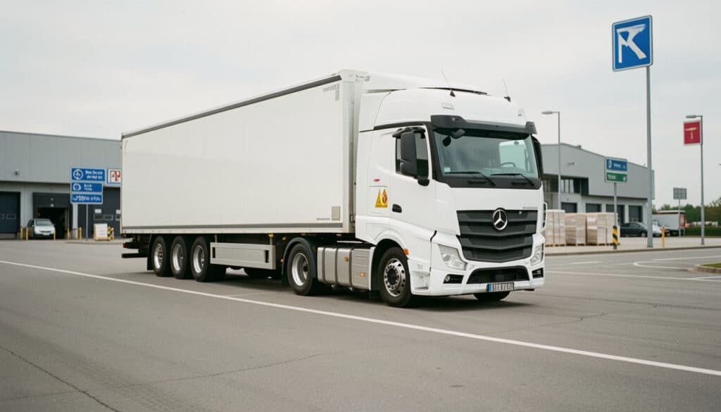 Camion avec remorque : types, dimensions et règles