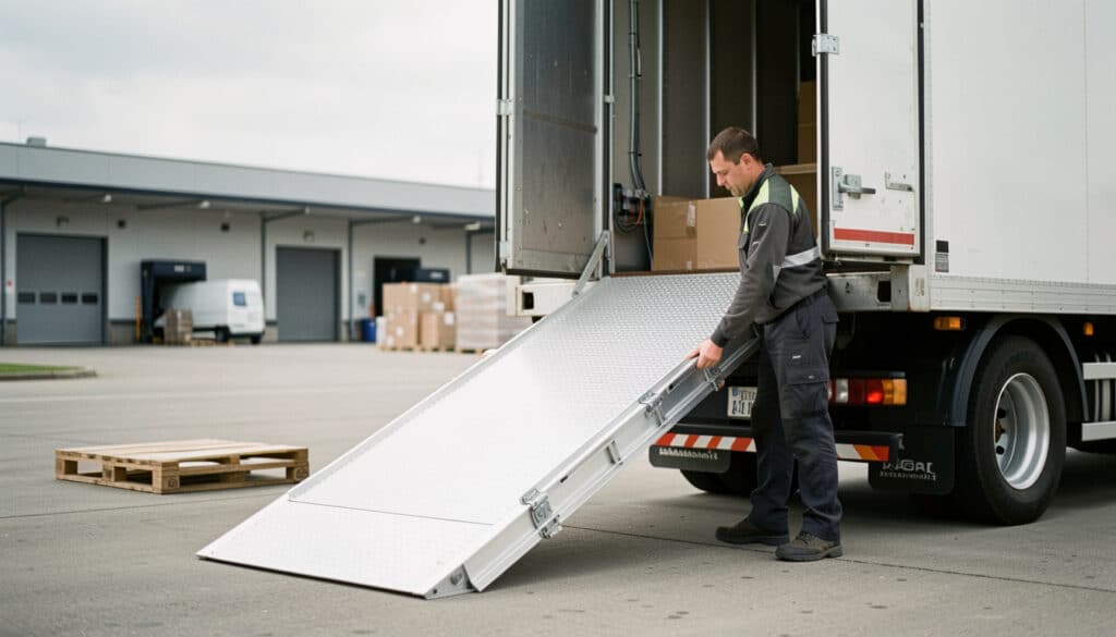 Choisir une rampe de chargement pour camion