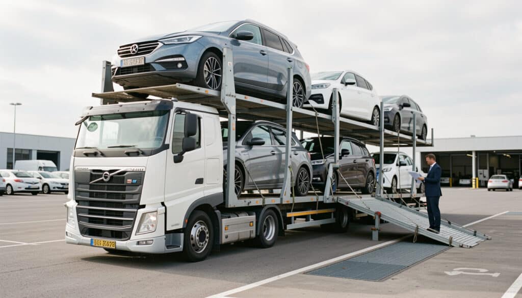 Transport de véhicule par camion : prix, délais et options