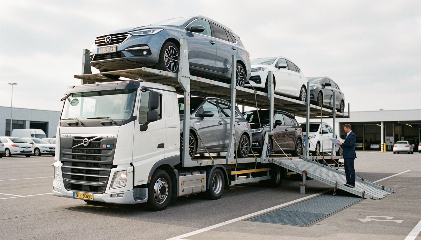 Transport de véhicule par camion : prix, délais et options